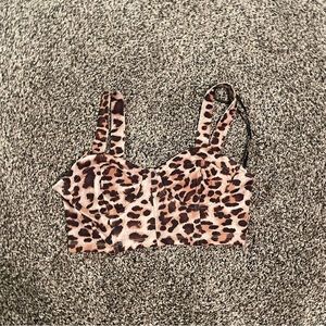 Forever 21 Cheetah push-up “tank”